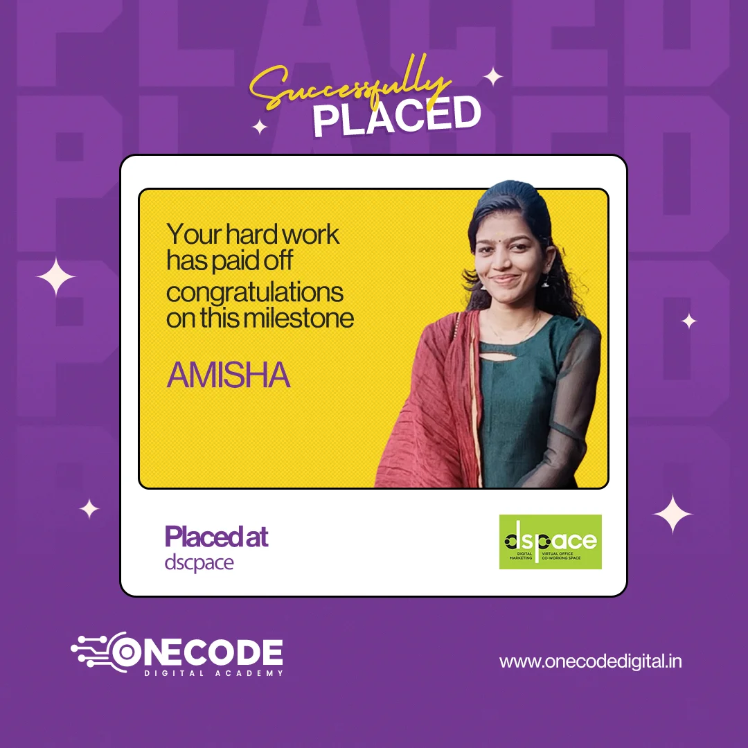 CONGRATULATIONS AMISHA ON YOUR NEW JOB! 🤍. . . .#placed #job #congratulations